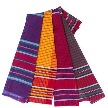 4 Pc 100% cotton Toweling/Gamsa (গামছা)