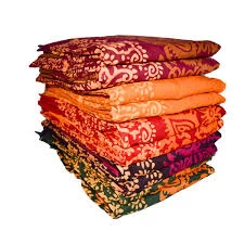 Womens Cotton Batik Three Piece multicolor