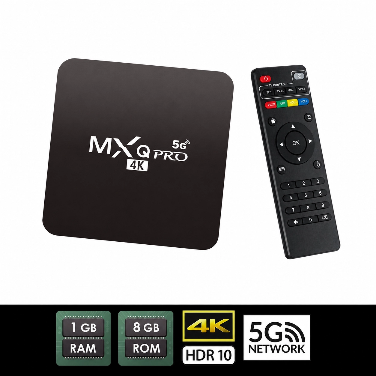 Android Smart TV Box Android TV Box MXQ PRO 4K TV Box Android TV Card With IP TV Kodi , Youtube play store etc